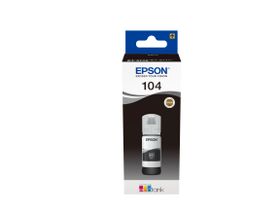 Epson 104 EcoTank Black ink bottle, Original, Schwarz, Epson, EcoTank ET-4700 EcoTank ET-2726 EcoTank ET-2720 EcoTank ET-2715 EcoTank ET-2714 EcoTank ET-2712..., 65 ml, Tintenstrahl