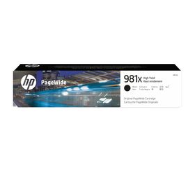 HP 981X Schwarz Original PageWide Druckerpatrone mit hoher Reichweite, Hohe (XL-) Ausbeute, Schwarz, Tinte auf Pigmentbasis, 194 ml, 1 Stück(e), 11000 Seiten