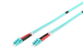 DIGITUS LWL Multimode OM 3 Patchkabel, LC / LC, 2 m, I-VH, OM3, LC, LC