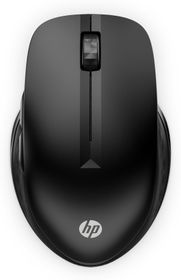 HP 430 Wireless-Maus für mehrere Geräte, Beidhändig, Optisch, RF Wireless + Bluetooth, 1200 DPI, Schwarz