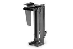 DIGITUS Universelle PC-Halterung für Schreibtischmontage mit Easy-Locking, 10 kg, Schwarz, Stahl, 146 mm, 175 mm, 583 mm