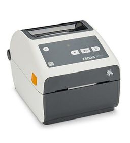 Zebra ZD421D, Thermodirekt, 203 x 203 DPI, 102 mm/sek, Verkabelt &amp; Kabellos, Grau, Weiß