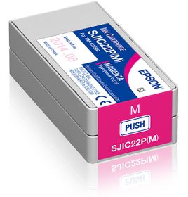 Epson SJIC22P(M): Ink cartridge for ColorWorks C3500 (Magenta), Magenta, Tinte auf Pigmentbasis, 1 Stück(e)