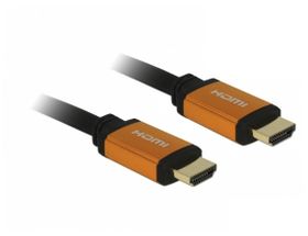Delock 85729, 2 m, HDMI Typ A (Standard), HDMI Typ A (Standard), 7680 x 4320 Pixel, 48 Gbit/s, Schwarz, Gold