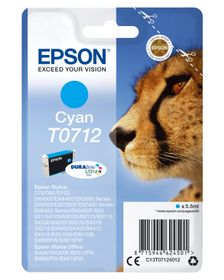 Epson Singlepack Cyan T0712 DURABrite Ultra Ink, Standardertrag, 5,5 ml, 1 Stück(e)