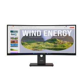 Lenovo ThinkVision T34WD-40 Monitor, 86,4 cm (34"), 3440 x 1440 Pixel, Wide Quad HD, LED, 6 ms, Schwarz