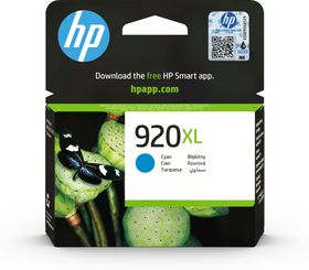 HP 920XL Cyan Original Druckerpatrone mit hoher Reichweite, Hohe (XL-) Ausbeute, Cyan, Tinte auf Farbstoffbasis, 1 Stück(e), 700 Seiten