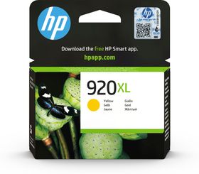 HP 920XL Gelb Original Tintenpatrone mit hoher Reichweite, Hohe (XL-) Ausbeute, Gelb, Tinte auf Farbstoffbasis, 1 Stück(e), 700 Seiten