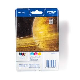 Brother LC1100RBWBP, Cyan, Magenta, Gelb, 3 Stück(e), 325 Seiten, Multipack