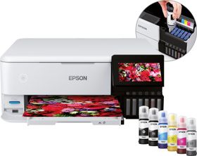 Epson EcoTank ET-8500, Tintenstrahl, Farbdruck, 5760 x 1440 DPI, A4, Direktdruck, Weiß