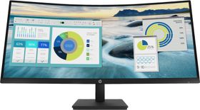 HP P34hcG4 WQHD-USB-C-Monitor mit Wölbung, 86,4 cm (34"), 3440 x 1440 Pixel, Wide Quad HD, LCD, 5 ms, Schwarz