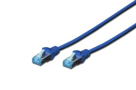 DIGITUS CAT 5e SF/UTP Patchkabel, 5 m, Cat5e, SF/UTP (S-FTP), RJ-45, RJ-45, Blau
