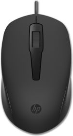 HP 150 Kabelgebundene Maus - Beidhändig - Optisch - USB Typ-A - 1600 DPI - Schwarz