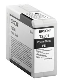 Epson T8501 Photo Black, Schwarz, Tinte auf Pigmentbasis, 80 ml, 1 Stück(e)