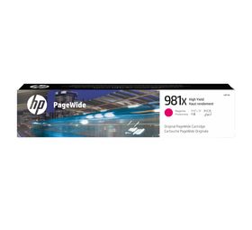 HP 981X Magenta Original PageWide Druckerpatrone mit hoher Reichweite, Hohe (XL-) Ausbeute, Magenta, Tinte auf Pigmentbasis, 114,5 ml, 1 Stück(e), 10000 Seiten