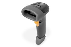 DIGITUS 2D Barcode Handscanner, akkubetrieben, Bluetooth &amp; QR-Code kompatibel, Tragbares Barcodelesegerät, 1D/2D, CMOS, Codabar, Code 128, Code 32, Code 39, Code 93, EAN 128, EAN-13, EAN-8, GS1 DataBar, GS1-128..., Datenmatrix, PDF417, QR Code, 200 Auslesungen/Sekunde