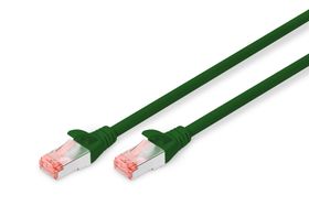 DIGITUS CAT 6 S/FTP Patchkabel, 3 m, Cat6, S/FTP (S-STP), RJ-45, RJ-45, Grün
