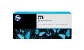 HP 771C Cyan hell DesignJet Druckerpatrone, 775 ml, Standardertrag, Helle Cyan, Tinte auf Pigmentbasis, 775 ml, 1 Stück(e)