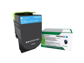 Lexmark 71B2HC0, 3500 Seiten, Cyan, 1 Stück(e)