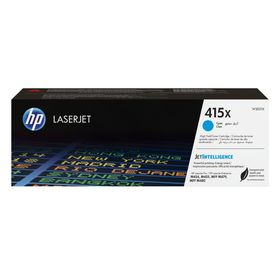 HP 415X Cyan Original LaserJet Tonerkartusche mit hoher Reichweite, 6000 Seiten, Cyan, 1 Stück(e)