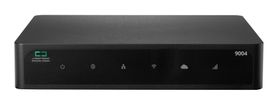 HPE Aruba Networking 9004 (RW) 4-Port GbE RJ45 2K Clients - 32 APs Gateway, Schwarz, LAN, Status, WAN, WLAN, 100,1000 Mbit/s, 3DES, AES, RJ-45, 25 W