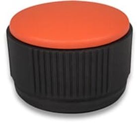 Knurled nuts M8 / cap orange