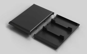 Abdeckkappe für Winkel 60 x 60, schwarz, Nut 8, schwarz, Nut 8