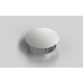 Abdeckkappe für Würfelverbinder 30, silberfarbig, Nut 8