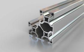 Aluminiumprofil, 30 x 60 x 60 mm, Nut 8