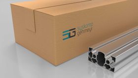 Aluminiumprofil, 90 x 45 mm, L, 3NVS, Nut 10