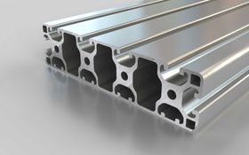 Aluminiumprofil, 160 x 40 mm, L, 4N, Nut 8
