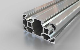 Aluminiumprofil, 80 x 40 mm, L, 3NVS, Nut 10