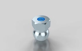 Kugelkopf mit Innengewinde, M8 x 10 mm, Kugelkopf-D=15 mm