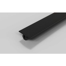 Abdeckprofil NBR, Nut 6, schwarz