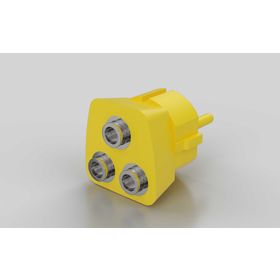 Erdungsbaustein ohne Kabel dreifach