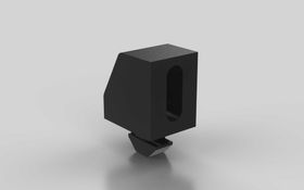 Uniblock 25 mit Vierkantmutter M4, Nut 8