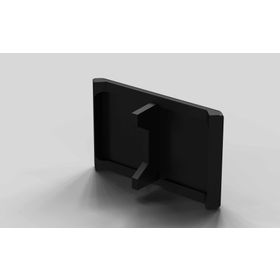 Abdeckkappe für Winkel 30 x 30, schwarz, Nut 8/10