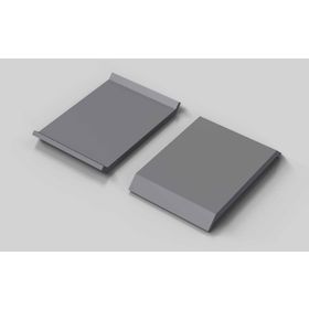 Abdeckkappe für Winkel 60x60, signalgrau RAL7004, Nut 8/10