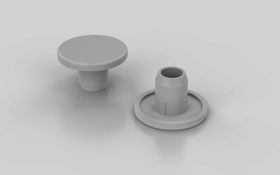 Abdeckkappe für Aluminium Scharnier