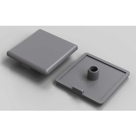 Abdeckkappe, 50 x 50 mm, Nut 10