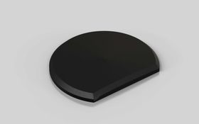 Abdeckkappe, D28L Nut 10, schwarz
