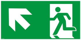 Rettungszeichen nachleuchtend; Rettungszeichen nachleuchtend, Folie