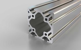 Aluminiumprofil, 60 x 60 mm, Nut 6