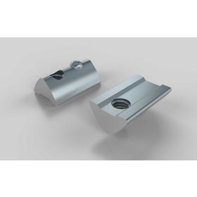 Nutenstein einschwenkbar, mit Federkugel, M5, Nut 6