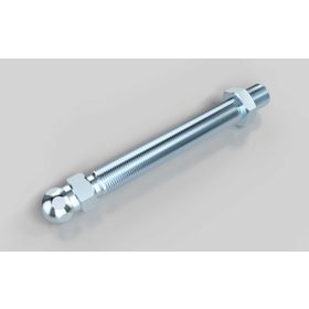 Gewindestange für Gelenkstellfüße, M12 x 100 mm, Kugelkopf-D=15 mm