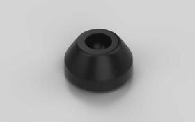 Teller für Gelenkstellfüße, D=40 mm, Kugelkopf-D=15 mm