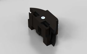 Adapter für Greifbehälter, 110 × 210 × 40 mm, 110 × 295 × 40 mm, Nut 10