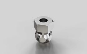 Kugelkopf mit Innengewinde, M8 x 10 mm, Kugelkopf-D=15 mm