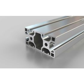 X Profil, 80x40 mm, L, 2N, Nut 8