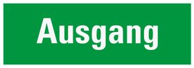 Rettungszeichen nachleuchtend; zur Wandmontage
